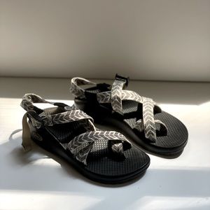 Chaco Women’s Z2 Classic Sandal in Trine Black and White - Size 6